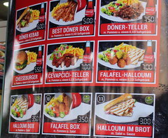 Fast food in Berlin in Germany, Kebab meals